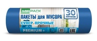 Мешки МИР д/мус. 30л ПРЕМИУМ СИНИЕ (20шт/24к) 20мкм ПСД