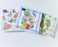 Салфет."New Line" 20л цв. 3-х сл с рисунком (12)