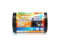 Мешки МИР д/мус. 60 л ЭКСТРА Блэк ЧЕРНЫЕ (20шт/8к) 45мкм ПВД