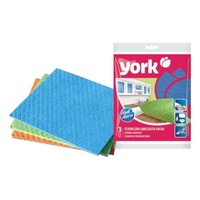 Салфетка ГУБЧАТАЯ YORK 3 шт (150)